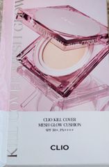 CLIO クリオ キルカバーメッシュグロークッション　ファンデーション　3 -BYリネン  SPF50+ PA++++ 韓国コスメ