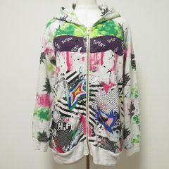 JOYRICH 総柄パーカー トロピカル ヤシの木 ピンクカー 美品 - メルカリ