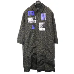 RAF SIMONS ラフシモンズ 19AW Animalier Car Coat パッチ アニマルカーコート カーキ 46 192-626のサムネイル
