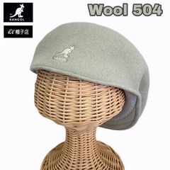 KANGOL　Wool 504　ハンチング　ニッケル　シルバー系　サイズ展開あり