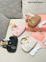 【今日特価】MIUMIU ボーリングバッグ ミニ / スモール / ミッドサイズ トップグレード カウレザー