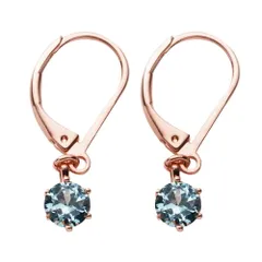 【3月 × ピンクゴールド】[Cream dot. クリームドット公式]フック 金属アレルギー ニッケルフリー 揺れる 誕生月カラー 誕生月色 キュービックジルコニア 一粒ビジュー 大人