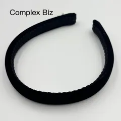 Complex Biz 黒 パール装飾 カチューシャ　2個　コンプレックスビズ Complex Biz 黒 パール装飾 カチューシャ 2個 コンプレックス