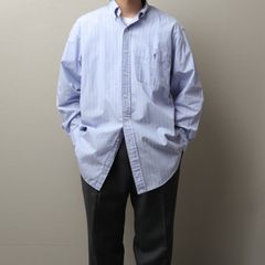 1990's Ralph Lauren "YARMOUTH" Stripe B.D Shirt  131153
