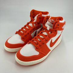 NIKE Aiko ハイカットシューズ オレンジ/ホワイト - メルカリ