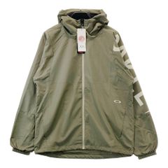サイズ：XL OAKLEY オークリー FOA406887 ジップジャケット  カーキ系 [240101460586] ゴルフウェア メンズ ストスト サイズ：XL OAKLEY オークリー FOA406887 ジップジャケット