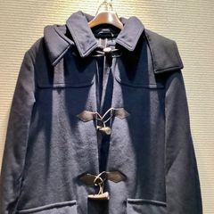 ★お盆期間限定価格★  エルメス HERMES セリエ トグルボタン カシミア ダッフルコート ネイビー [52] メンズ F7163/T30