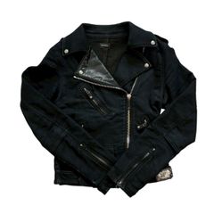 DIESEL ディーゼル ライダースジャケット 黒 上着 アウター レディース Sサイズ