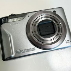 【送料無料】Casio/カシオ/EXILIM/エクシリム/EX-H10/シルバー/コンパクトデジタルカメラ/デジカメ/撮影/写真/動作未確認/ジャンク品扱い