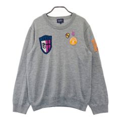サイズ：6 PEARLY GATES パーリーゲイツ  ニットセーター ウール  グレー系 [240101486667] ゴルフウェア メンズ ストスト