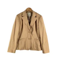 組曲 クミキョク レディース テーラードジャケット コットン ブラウン【中古】