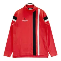 サイズ：L LE COQ GOLF ルコックゴルフ  ハイネック 長袖Tシャツ  レッド系 [240101537556] ゴルフウェア メンズ ストスト