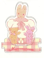 【中古】アクリルスタンド・アクリルパネル マロンクリーム(レッド) 「サンリオキャラクターズ アクリルスタンド」