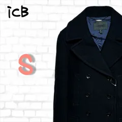 【美品】iCB　アイシービー　コート　ウール　Ｓ　レディース　内ポケット　秋　冬　古着