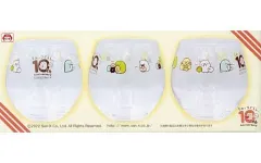 【中古】マグカップ・湯のみ ねこ＆とかげ+しろくま＆ぺんぎん?+集合 10thグラス3点セット 「すみっコぐらし」