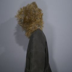 2002a/w lad musician fur switching mods coat