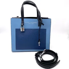【中古】美品 MARC JACOBS マークジェイコブス ロゴ 2way レザー ハンド ショルダー バッグ eH0975A