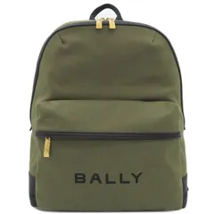 未使用級‼️BALLY リュックサック バックパック　レザー×ナイロン ワッペン 未使用級‼️BALLY リュックサック バックパック レザー×ナイロン
