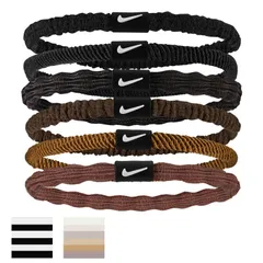 ナイキ ヘアゴム 6本入り NIKE フレックス ヘアタイ 6本パック｜スポーツ  nike スポーツ   ヘアアクセ ブラック ホワイト ブラウン  雑貨/BN2085のサムネイル