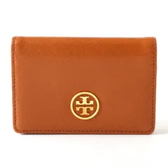 【正規品•美品】トリーバーチ　名刺入れ　キャメルtory burchカードケース 正規品•美品】トリーバーチ 名刺入れ キャメルtory burchカードケース