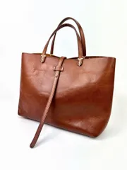 TIDEWAY タイドウェイ LEATHER レザーハンドバッグ ブラウン 茶革 leather bag briefcase Vintage bag  hand bag ハンドバッグ キャメル ブラウン 茶 レディース メンズ ビジネスバッグ 通勤 通学