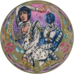 【中古】食玩 雑貨 12.ブローノ・ブチャラティ(金色箔押し仕様) 「ディスクART ジョジョの奇妙な冒険 黄金の風」