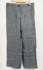 FRANK LEDER ヴィンテージ金具パーツ コットンリネン ストレートパンツ Frank Leder / Vintage Fabric Edition Trouser | Dresswell