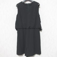 未使用 24SS Diagram ダイアグラム グレースコンチネンタル ショートサロペット 0324217146 36 ブラック レディース 古着 中古 USED