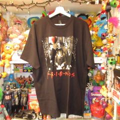 HORROR FRIRNDS★ホラー★映画★F・R・I・E・N・D・S★Tシャツ★Men’ｓ★XLサイズ★ブラック★新品★SAW★レザーフェイス★イット★it★フレディ★