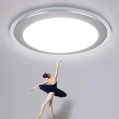 DINGLILED led シーリングライト-8畳 薄型 小型 コンパクト 天井照明 昼光色 22W 照明器具 寝室 廊下 玄関 和室 洋室 キッチン 部屋 現時代風 北ヨーロッパスタイル 簡単取付 省エネ 長寿命 PSE認証済み (リモコン無し 壁スイッ 1