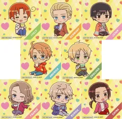 【中古】シール・ステッカー 全8種セット ミニステッカー 「ヘタリア World★Stars×and GALLERY Collaboration Cafe」 対象商品購入特典