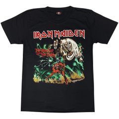 【土日も発送】IRON MAIDEN アイアンメイデン 魔力の刻印 黒 メンズ レディース ロックＴシャツ バンドＴシャツ ブラック 半袖 RockYeah