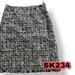 ANAYI(アナイ) ツイード スカート マルチカラー色 36サイズ レディーススカート　管理SK234