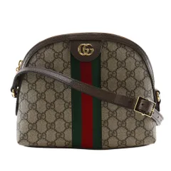 【GUCCI】グッチ オフィディア スモール 499621 GGスプリームキャンバス×レザー 茶 レディース ショルダーバッグ