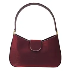 【極美品】NINA RICCI　ショルダーバッグ　赤　パーティーバッグ　ニナリッチ