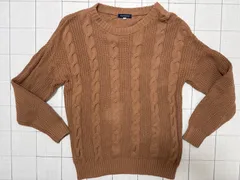 ハ2502-6-3712 アーバンリサーチ　URBAN RESEARCH 長袖ニット　茶色　40