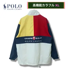 チャップス ラルフローレン ナイロンジャケット XL相当 90s ヴィンテージ Vintage オーバーサイズ ビッグシルエット ゆるだぼ ストリート Y2K 刺繍ロゴ 裏地チェック ゴルフウェア CHAPS RALPH LAUREN 古着 D215