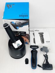 未使用 BRAUN ブラウン Series5 充電式電動シェーバー 51-B7200cc アルコール洗浄システム・キワぞりトリマー付 electric men's shaver■