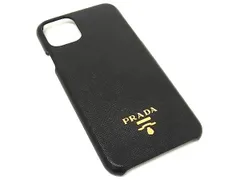 PRADA iPhone 11 ケース サフィアーノ レザー 12H114 黒 2025年最新】prada iphone11の人気アイテム - メルカリ