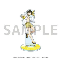 ブルーロック 02/水着ver. 蜂楽廻 ホログラムアクリルスタンド 描き下ろしイラスト ブルロ 新品 未開封品 正規品 【A3】