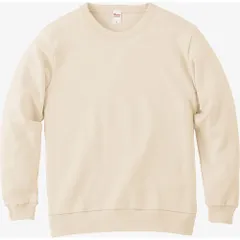 ☆ 455.ライトベージュ ☆ Sサイズ ☆ 8.4オンス クルーネック ライトトレーナー トレーナー メンズ レディース クルーネックライトトレーナー スウェット ルームウェア ユニセックス S M L LL XL 2XL WOMENサイズ 8.4オンス