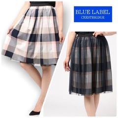 【美品】クレストブリッジ リバーシブル MOREコラボ スカート ひざ丈 36