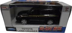 【業界最安値】【在庫豊富】TOYOTA Land Cruiser 1/36スケール 黒 DIECAST ダイキャスト ミニカー プルバック機能付き 完成品