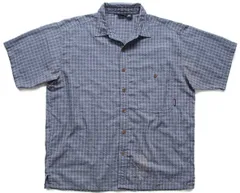 00s patagoniaパタゴニア チェック 半袖 シアサッカーシャツ L★オールド アウトドア キャンプ ボックス オーバーサイズ ビッグサイズのサムネイル