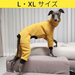 メルカリ イタグレ服 セール L XL 裏起毛 無地  ロンパース つなぎ 小型犬 中型犬 大型犬 春 秋 冬服 doggystar ドッギースター 企画商品 特別 価格