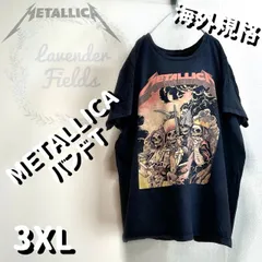 メタリカTシャツMETALLICAバンTスカル大ハードロック音楽メタルバンド黒ブラックアメリカ古着