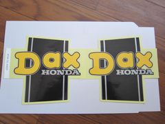 ダックススッテカーHONDA DAX ダックス風フレームネックスッテカー 