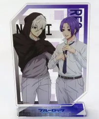 【中古】アクリルスタンド・アクリルパネル [単品] 凪誠士郎＆御影玲王 描き下ろしイラスト使用アクリルスタンド 「Blu-ray 劇場版ブルーロック -EPISODE 凪- 特装限定版 アニメイト限定セット」 同梱特典