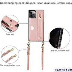 iPhone12 Pro/iPhone12 6.1 2 用 ケース iPhone12 カード収納 アイホン12 スマホ 携帯ケース case Cavor iPhone12 携帯 カバー ベルト機能が付き 片手操作 PU皮革を手作 スタンド 保護 ピンク 299