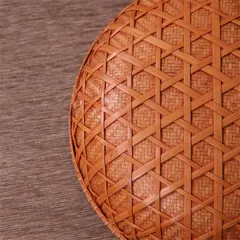 ざる 白竹 盛り皿 網代編み 手作り 菓子器 竹籠 カゴ 丸 白竹 真竹 手作り 職人 盛り篭 盛篭 盛皿 手作り かご 二重編み 籠 プレゼント 使いやすい ハンドメイド ギフト 母の日  SGYP003